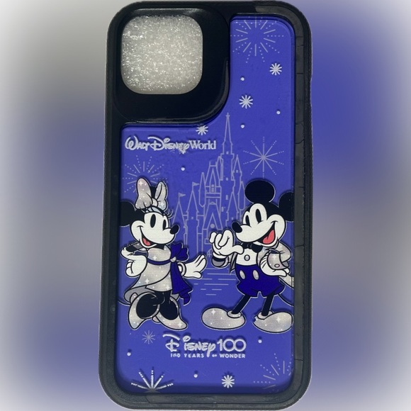Disney IPhone 13 Case WDW 100 Year Platinum Celebration GUC - Picture 1 of 2
